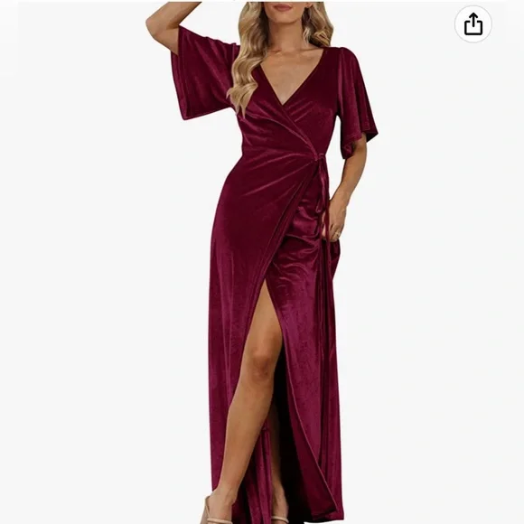 Size Xl Burgundy Wedding Guest Or Bridesmaid Dress | Color: Red | Size: Xl | Pm-54159182's Closet